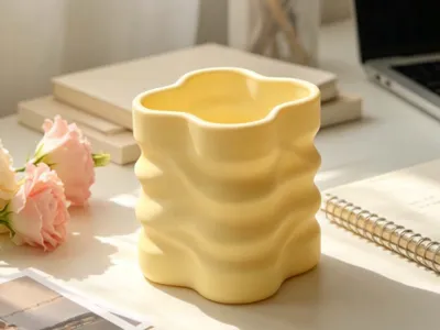 Textured Desktop Storage Box