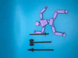 weapons for: Floppy guy V2|articulated human