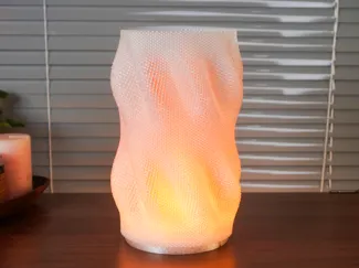 Nerith Lamp – Organic Textured Ambient LED Shade