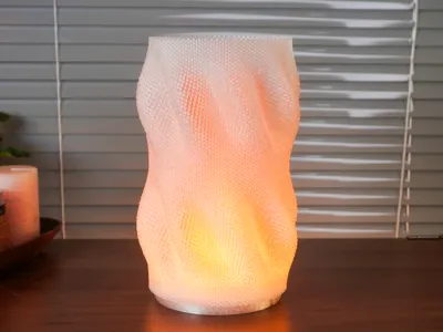 Nerith Lamp – Organic Textured Ambient LED Shade