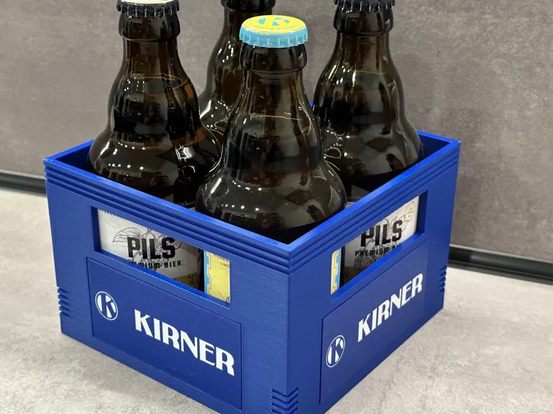 Bierkasten für 4 Stubbi KIRNER / OETTINGER Kiste