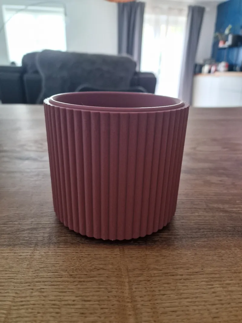 Modern Flutted Planter
