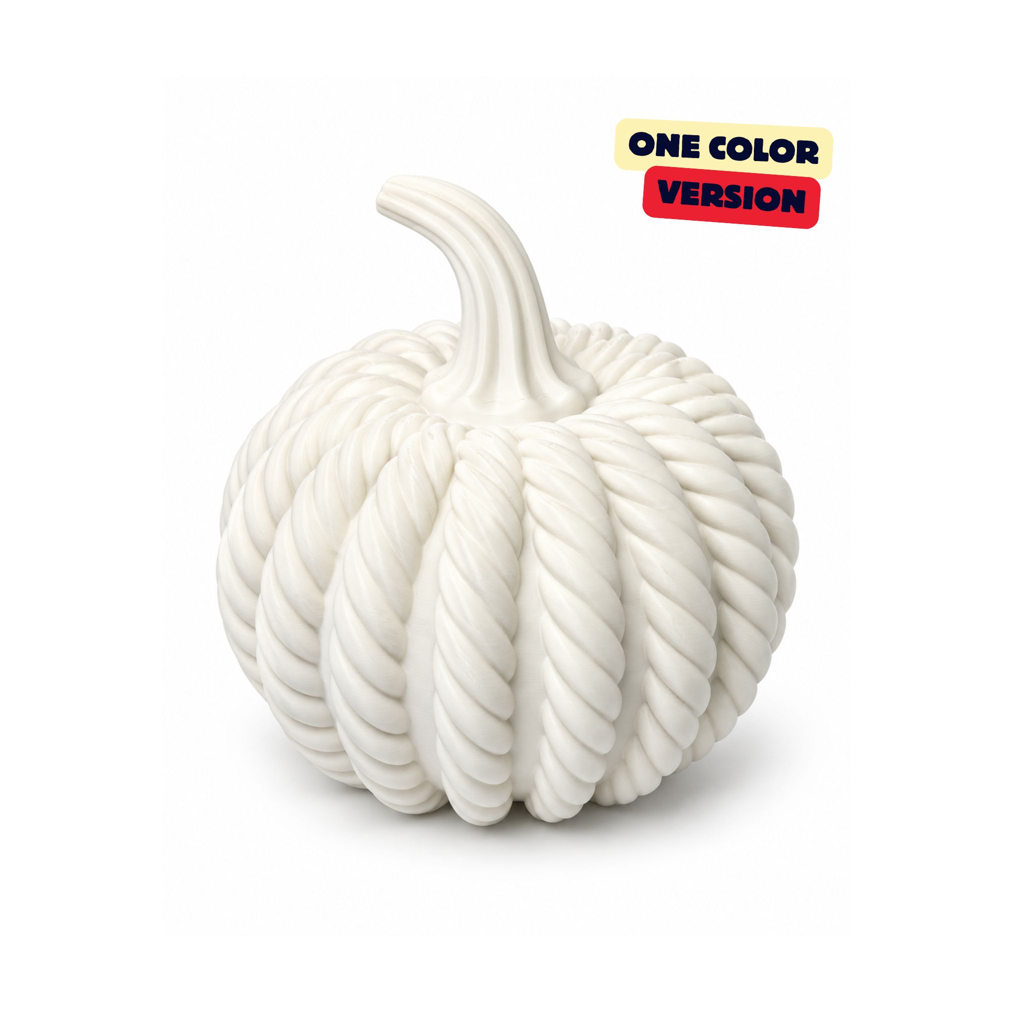 ROPE PUMPKINS - MODERN HALLOWEEN DECOR / AUTUMN - 1