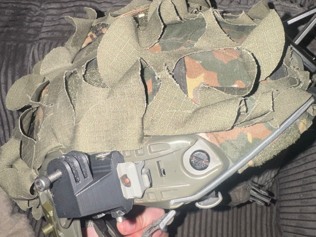 Airsoft Helmet and barrel mount Gopro , DJI 