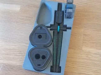Gridfinity Faber-Castell circle and shaper 2x4