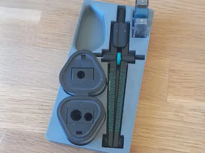 Gridfinity Faber-Castell circle and shaper 2x4