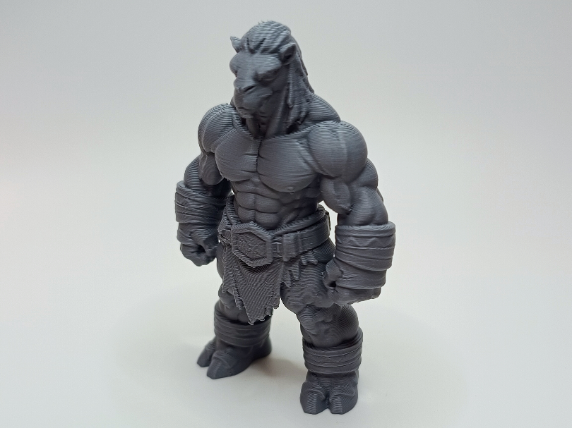 Lama-Krieger "Stonefluff" Barbarfigur Max