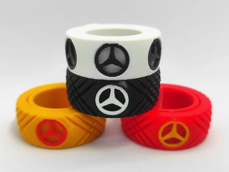 Mercedes Logo Keychain