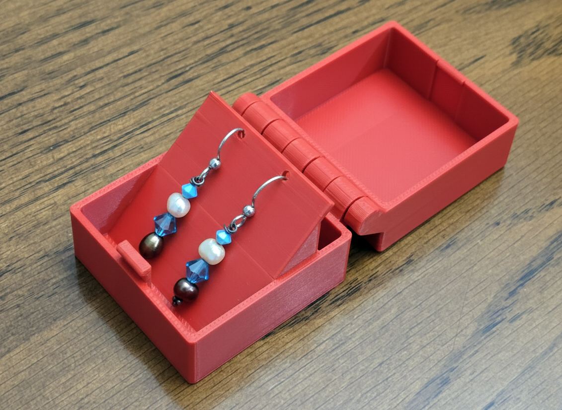 Miniatura 2 do modelo 3D Earrings Gift Box
