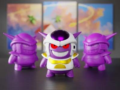 Frieza X Gengar - Fusion Figure