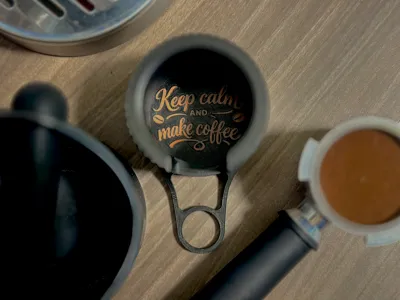 Delonghi dedica 51mm portafilter tamping station