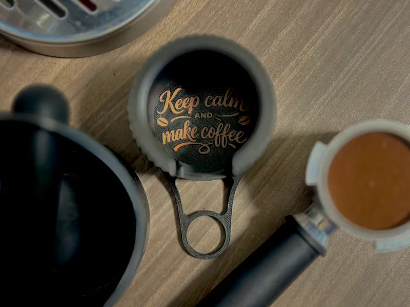 Delonghi dedica 51mm portafilter tamping station