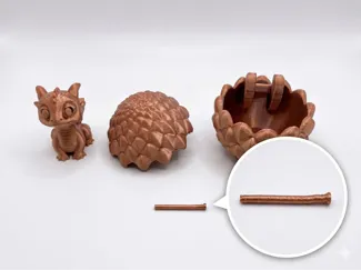 Dragon with Egg + Pin