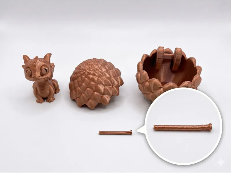 Dragon with Egg + Pin