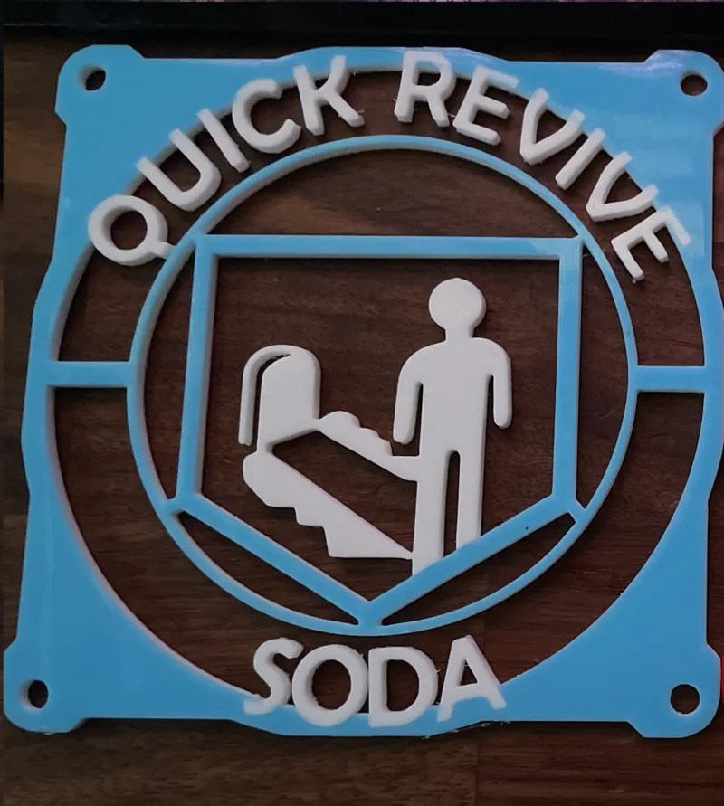 Call of Duty Quick Revive Soda Gaming PC Fan Cover