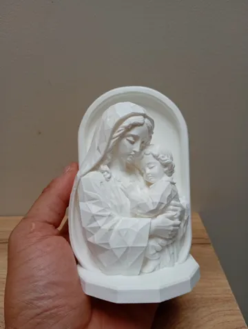 Figura decorativa: Mary and Baby Jesus – Religious 3D Figurine — vista de referencia 5