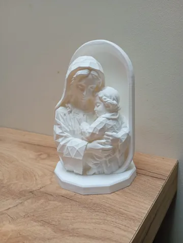 Figura decorativa: Mary and Baby Jesus – Religious 3D Figurine — vista de referencia 4