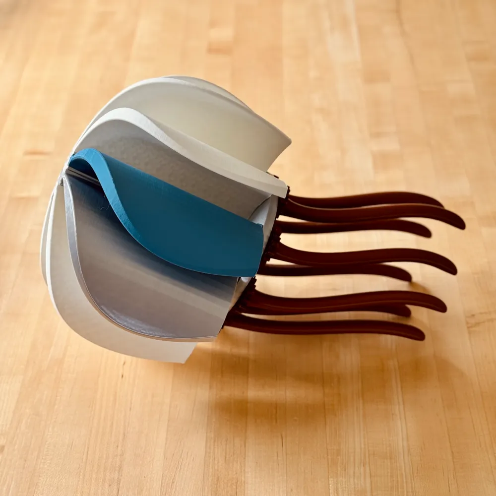 Dancing Jellyfish Kinetic Sculpture by DKprints - MakerWorld