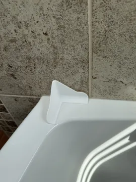 Letrero o emblema decorativo: Tub Corner Water Guard — vista de referencia 4