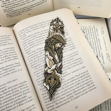 Accesorio de lectura: Catholic Jesus Bookmark | Christian Book Marker — vista de referencia 4