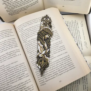 Accesorio de lectura: Catholic Jesus Bookmark | Christian Book Marker — vista de referencia 3