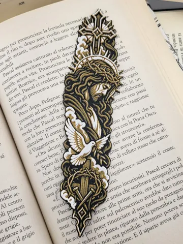 Accesorio de lectura: Catholic Jesus Bookmark | Christian Book Marker — vista de referencia 2
