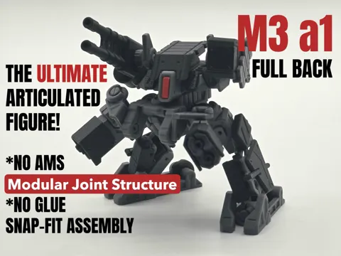 Soporte: [PJT: Homing Instinct] Snap-Fit Action Mech #3 — referencia de MakerWorld