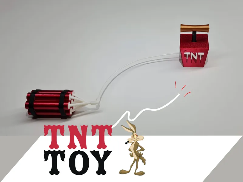 TNT / dynamite fidget toy