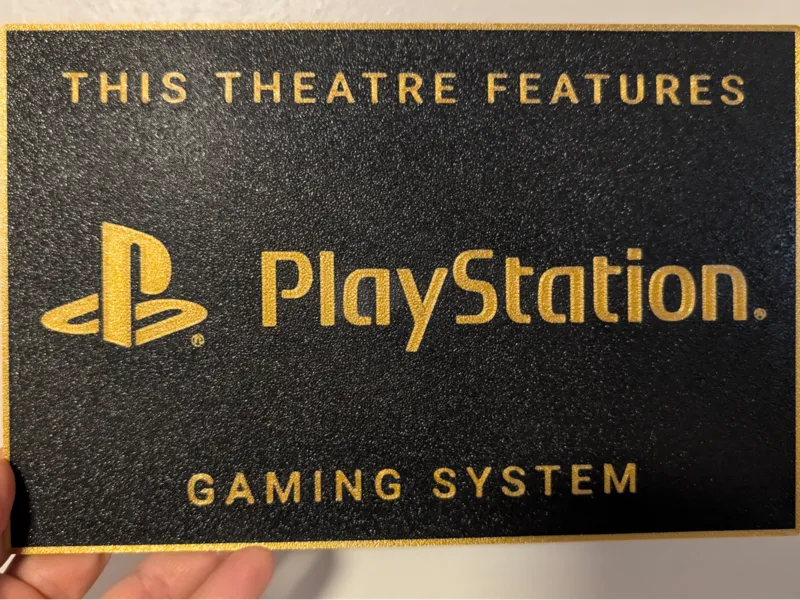 Panel de cine en casa PlayStation