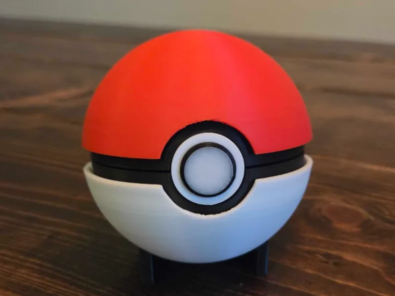 Pokeball (Magnetic w/Hinge+Stand) No AMS Required