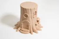 Maison féerique en tronc d'arbre — photo 3