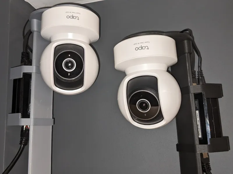 Tapo C2xx Upside Down Mounts + Omada POE mount