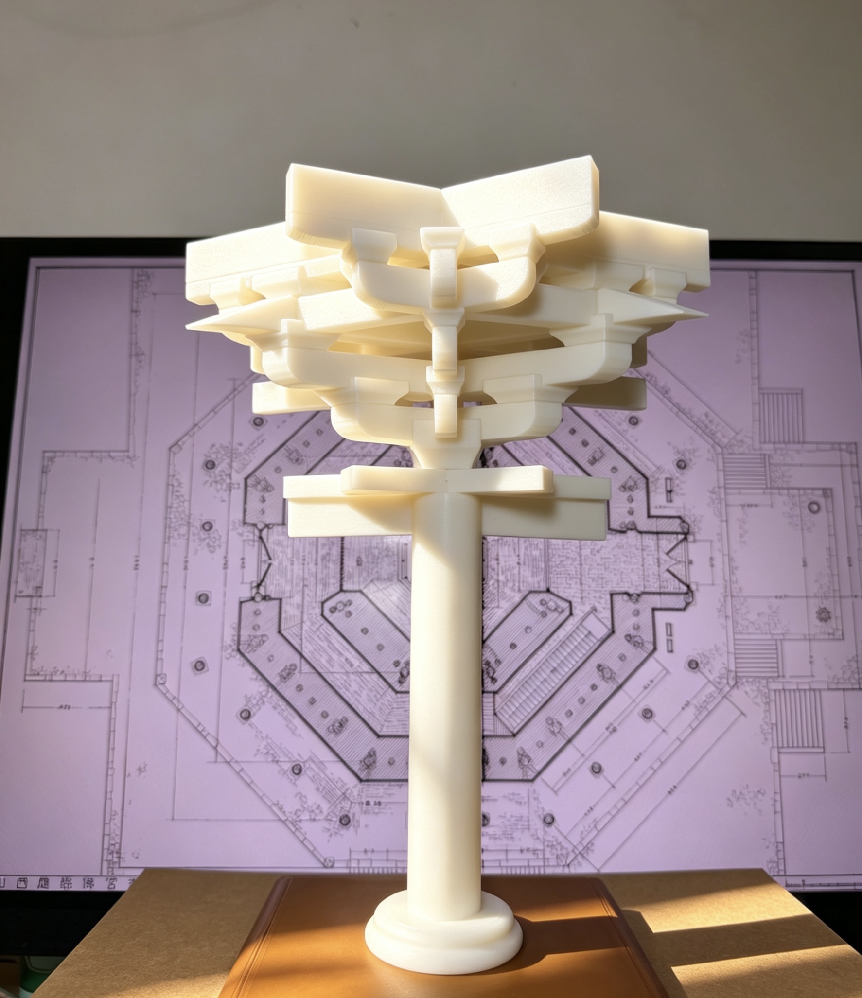 Miniatura 3 do modelo 3D 应县木塔副阶转角铺作斗栱