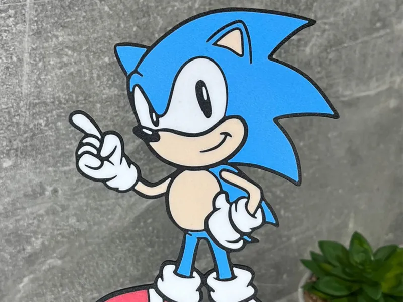Sonic the Hedgehog  Cake Topper AMS