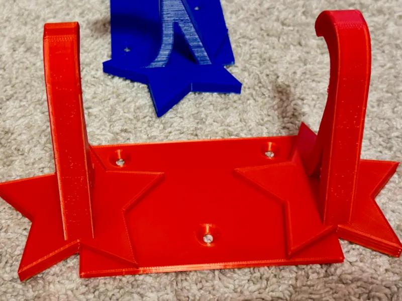 American Doll Wall Holder