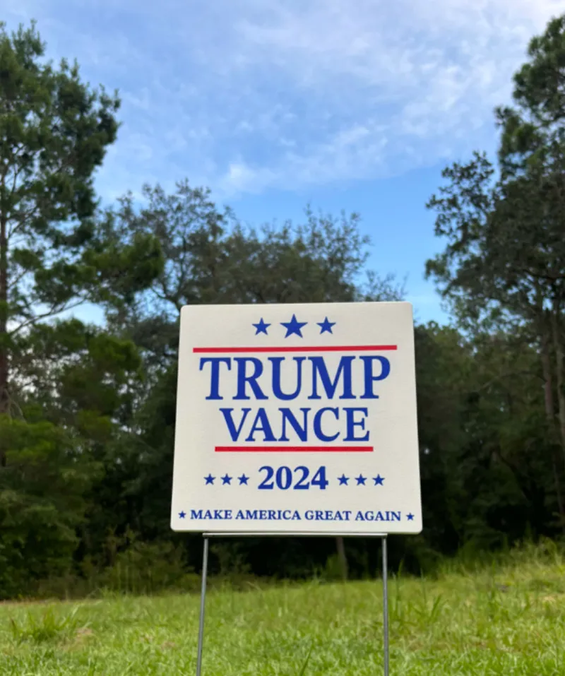Trump Vance Yard Sign Multi Color 