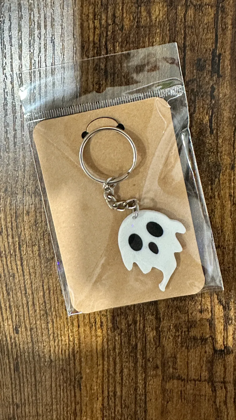Ghost Earrings/Keychain view 3