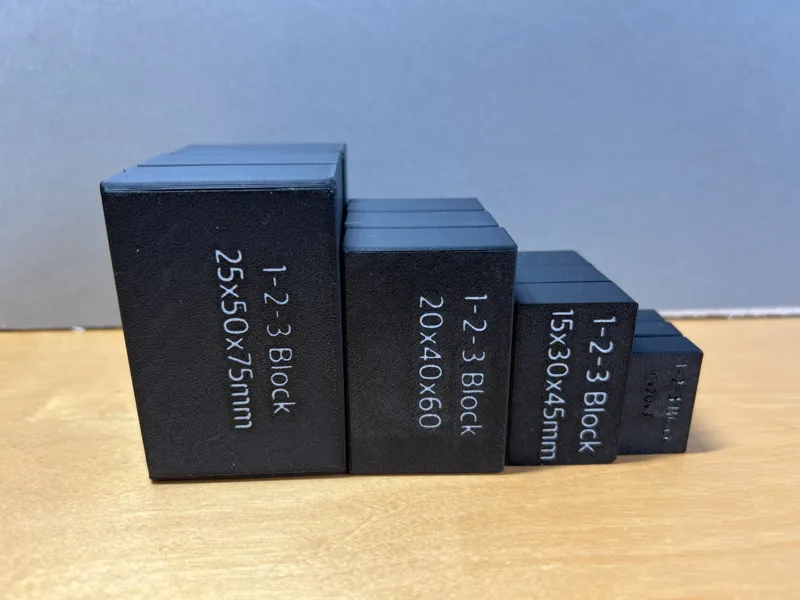 1-2-3 Block Various Sizes