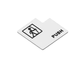 Мodular office sign system (Push and Pull)