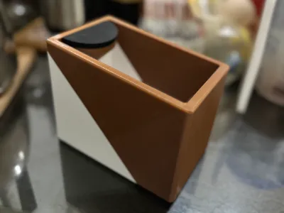 Small Coffee Grounds Knock Box - Can be placed in the refrigerator or anywhere