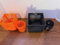 1/2 Gallon with Removable storage |Divider & Lid