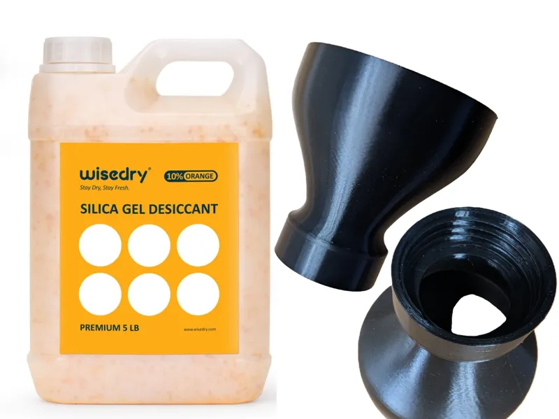 Wisedry 2+5lb + TUXIYA 5+8lb Desiccant Funnel
