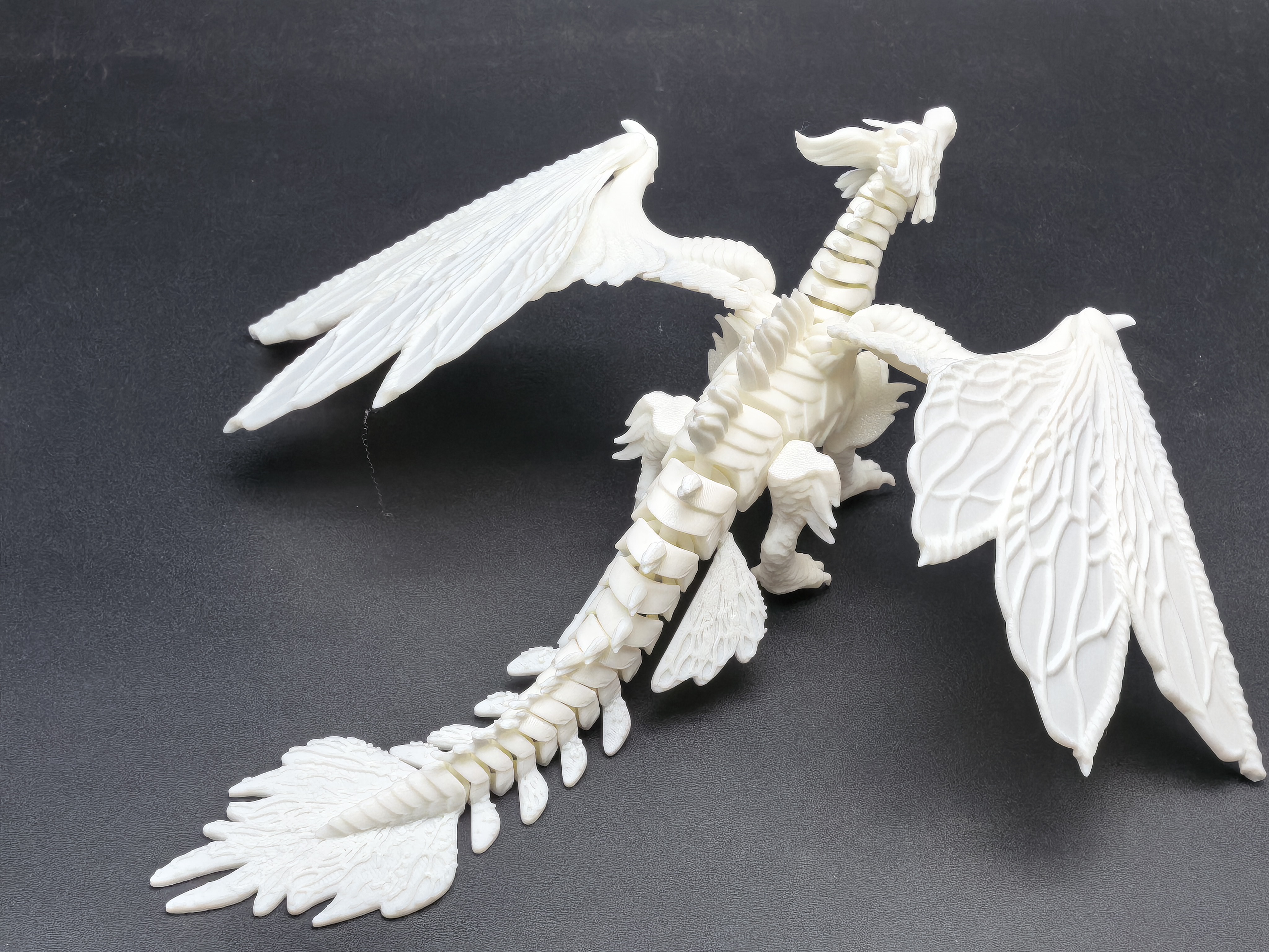 Miniatura 3 do modelo 3D 羽翼飞龙，翅膀一体打印，无需支撑