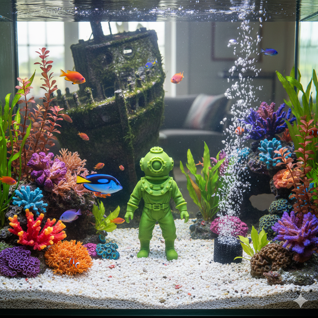Miniatura 4 do modelo 3D Deepsea Diver