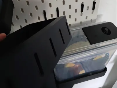 Skadis Filament-Drybox Holder "Flat" V2