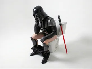 Darth Vader Pensador *NÃO COLORIDO*