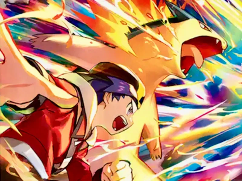 Typhlosion Card Stand/ Lightbox