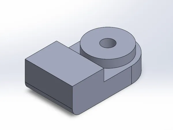 Fixation pour vitre de meuble