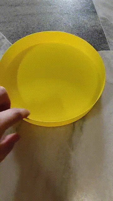 Plateau rond minimaliste