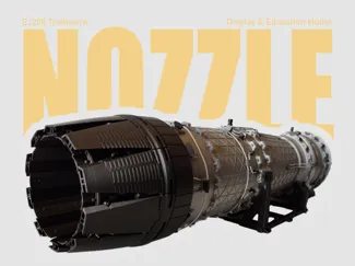 Afterburner & Variable Nozzle for LBP Turbofan